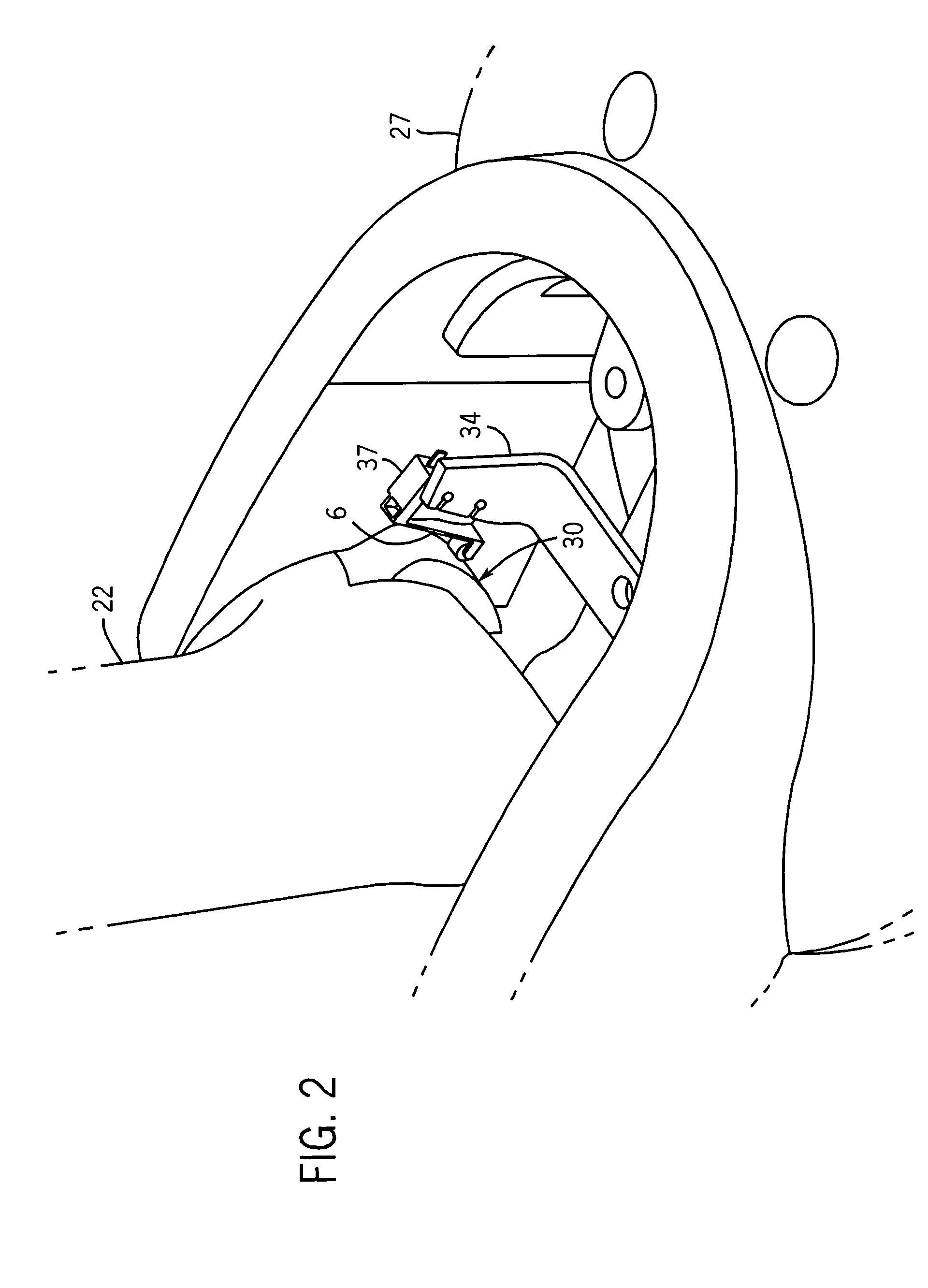 Pallet truck tiller arm with angle detector for speed select