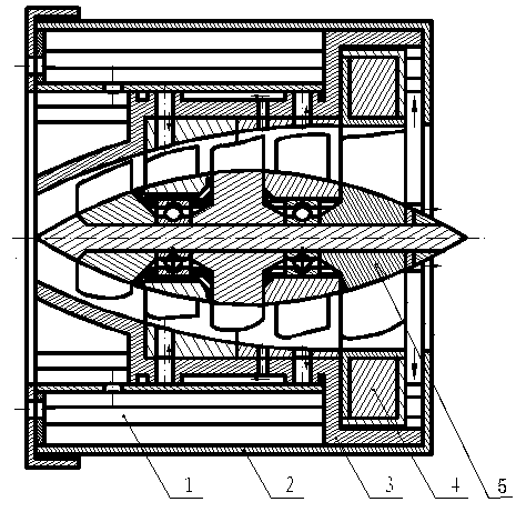 High-speed generator directly driven by air turbine