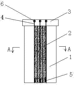 Post-tensioned pre-stressed compound uplift pile