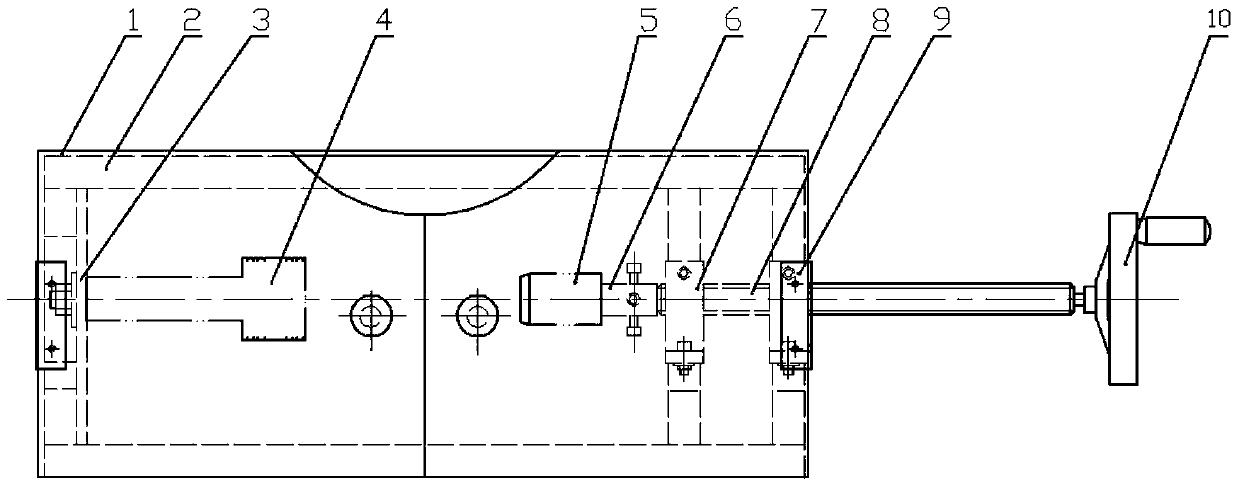 Handcart circuit breaker contact meshing visualization test bench