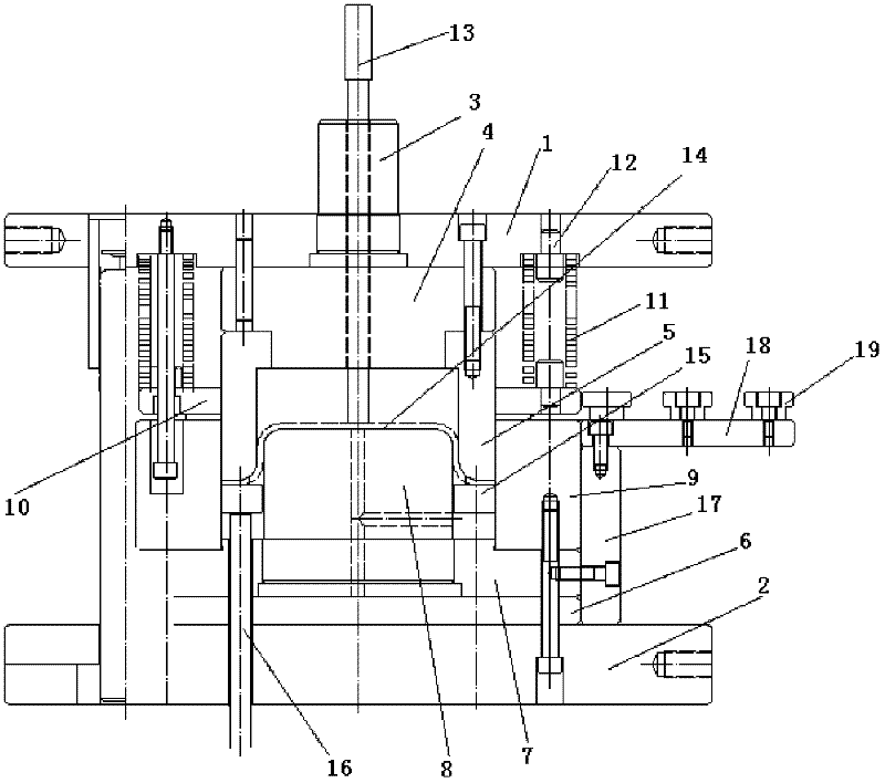 Blanking and drawing die