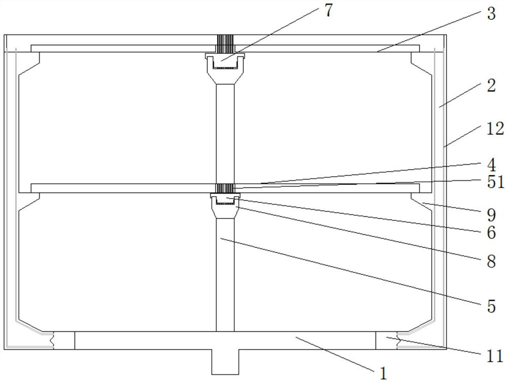 Assembled integral type subway station structure