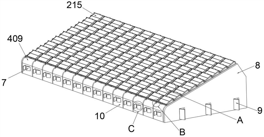 Agriculture-light complementary intelligent sightseeing agricultural greenhouse