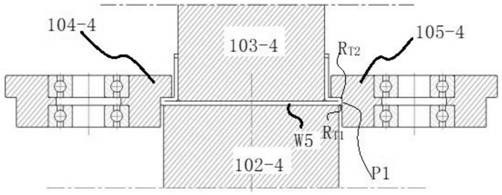 Extrusion rolling process and extrusion rolling equipment for sharp R angle of profile