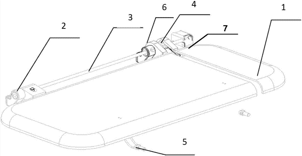 Stepless adjustable opening angle type top hold door