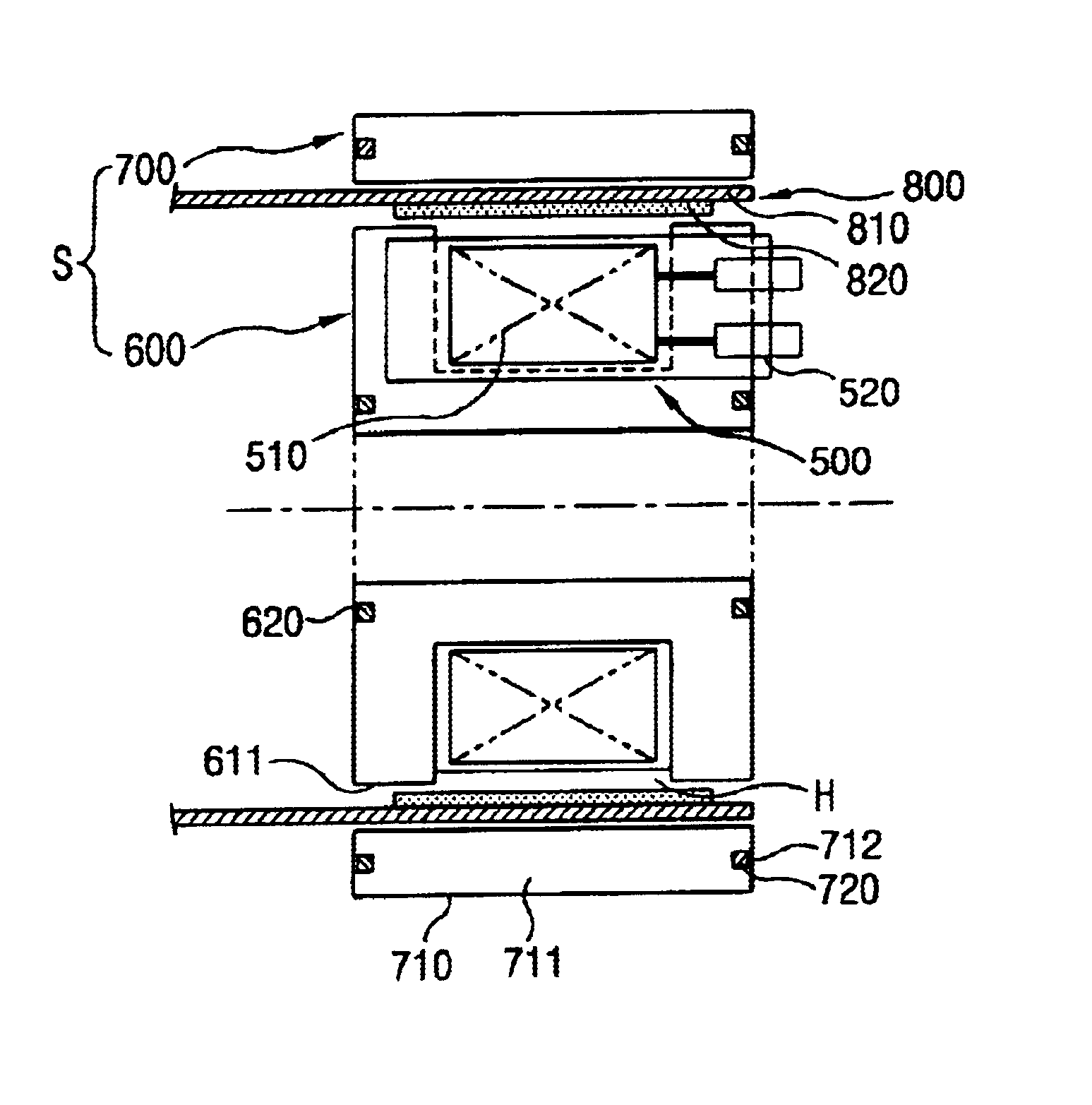 Stator for reciprocating motor