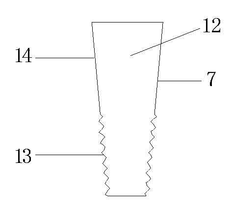 Cast-in-place five-star-shaped end part threaded tapered pile and construction method of cast-in-place five-star-shaped end part threaded tapered pile