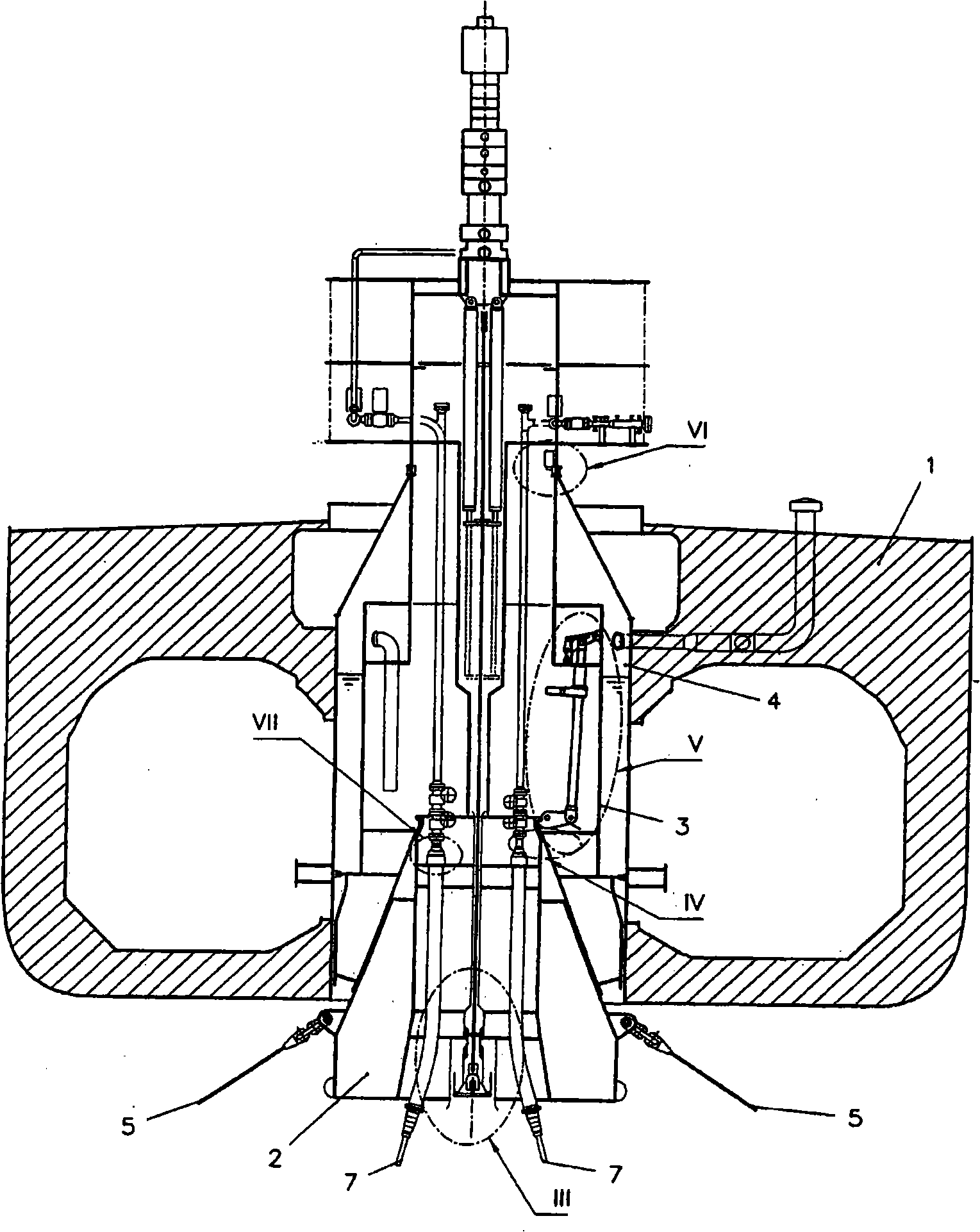 Disconnectable mooring system for a vessel