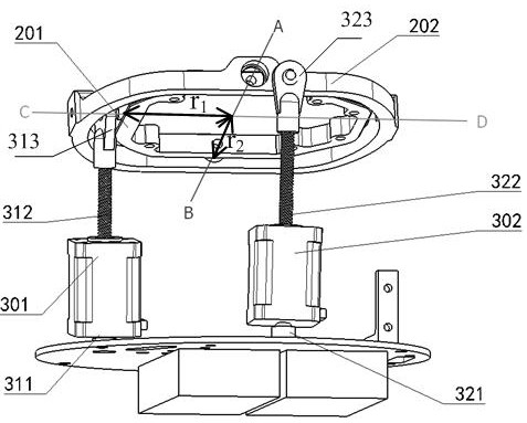 Unmanned aerial vehicle and cross plate mechanism and control method thereof