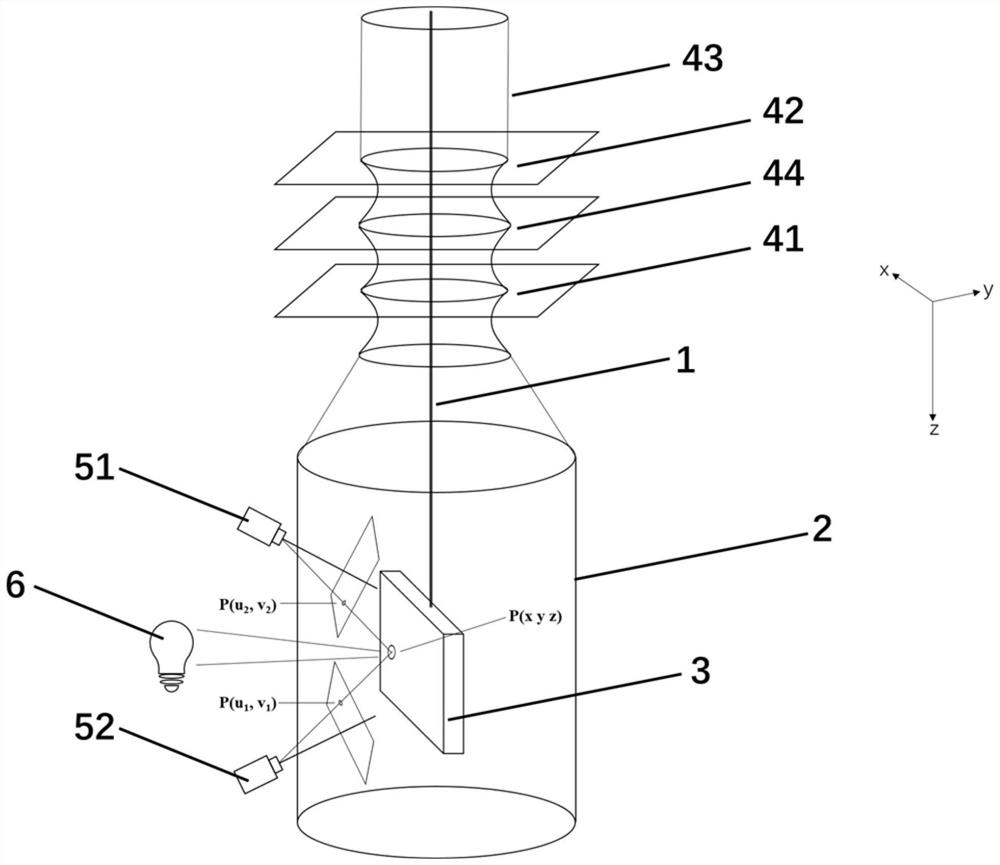 Sample position holding device for vacuum cavity