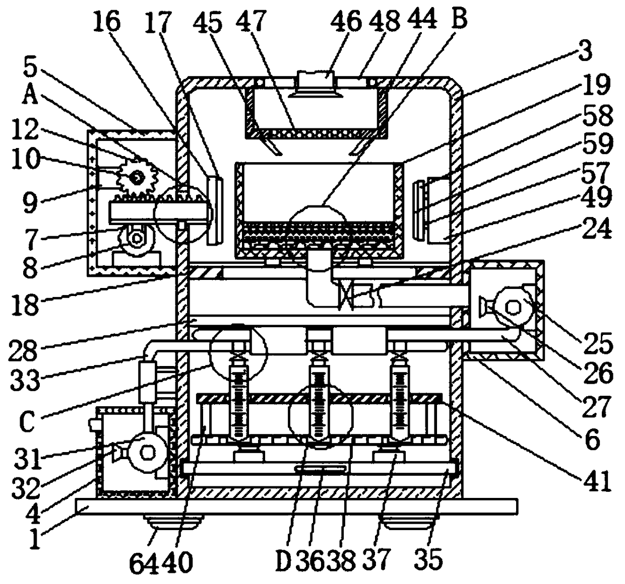 Pretreatment device for water-quality detection