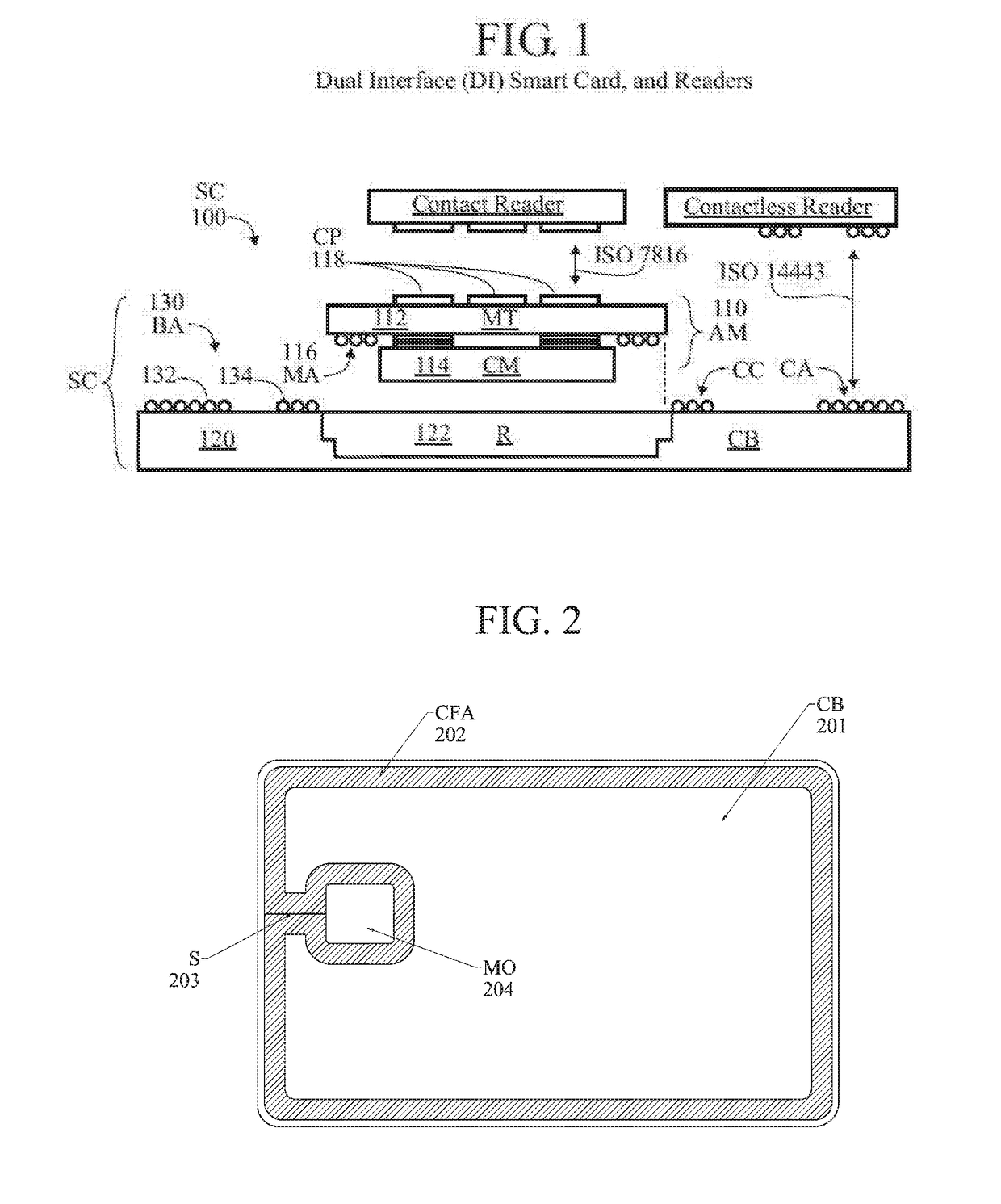 Smartcard with coupling frame antenna