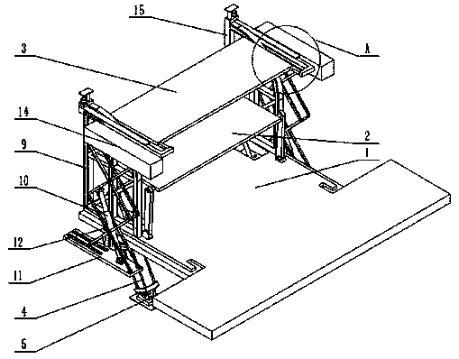 Lateral three-dimensional parking device