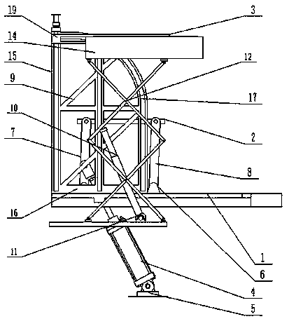 Lateral three-dimensional parking device