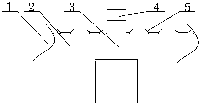 Automobile arc-shaped small part painting device