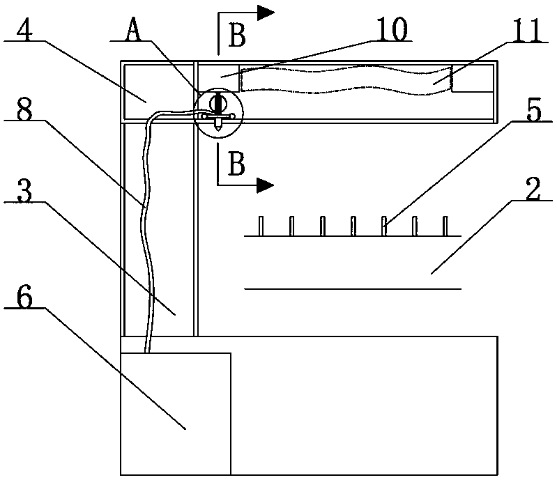 Automobile arc-shaped small part painting device