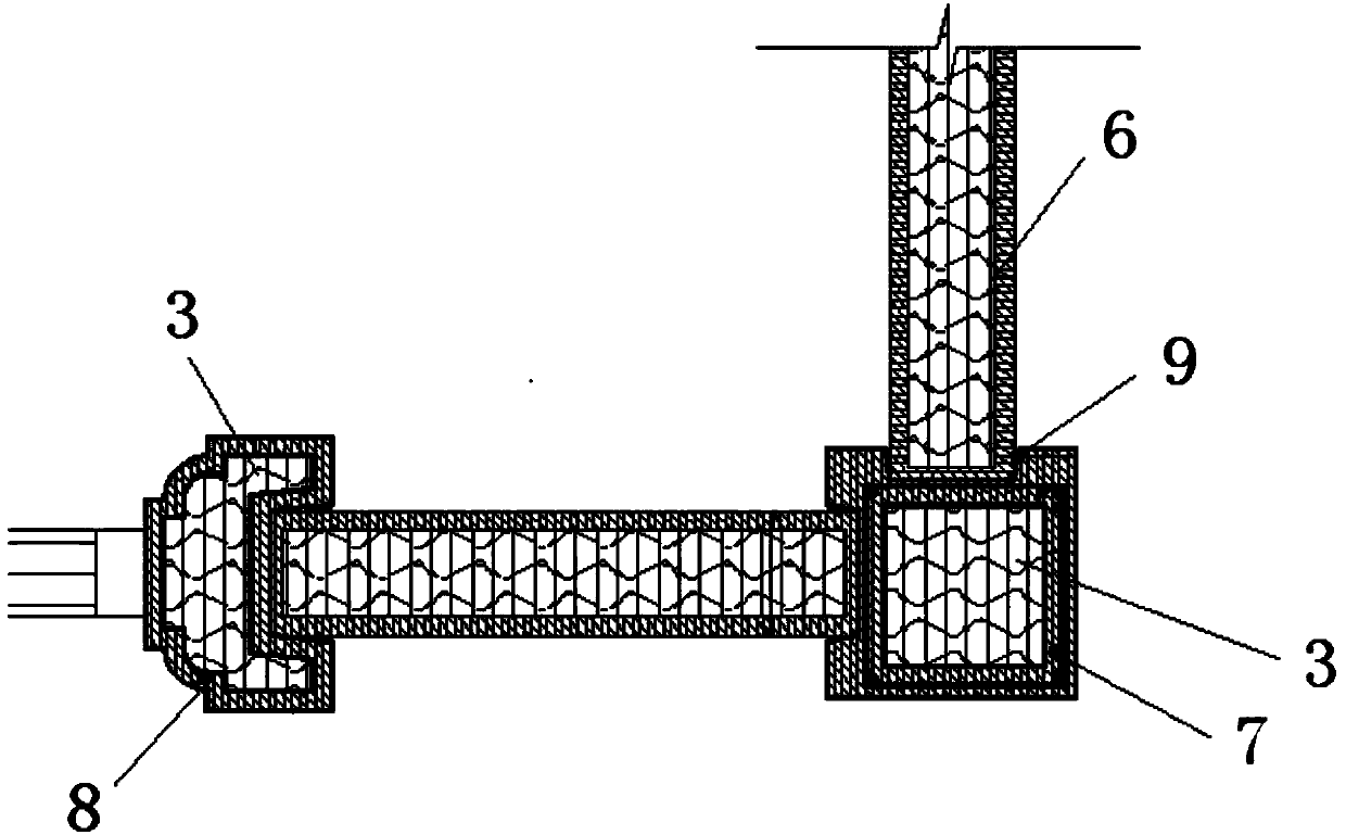 Partition board and small-sized single-layer synthetic-wood house construction method based on same