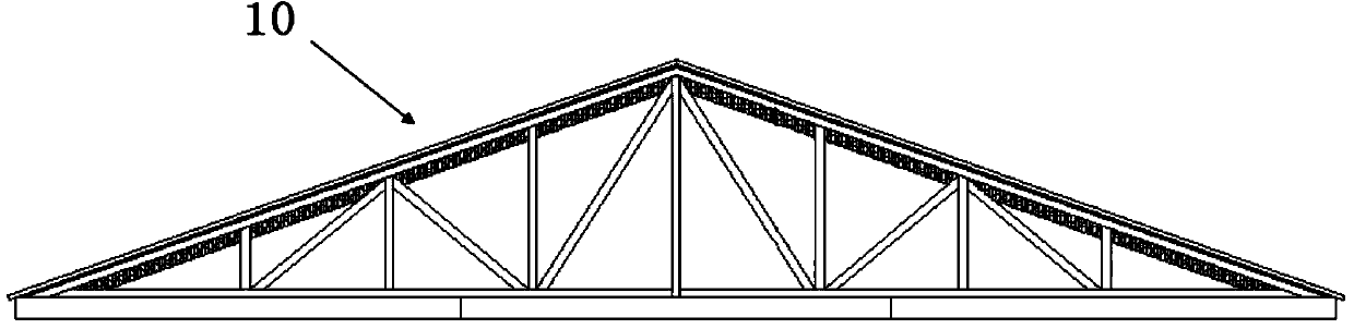 Partition board and small-sized single-layer synthetic-wood house construction method based on same