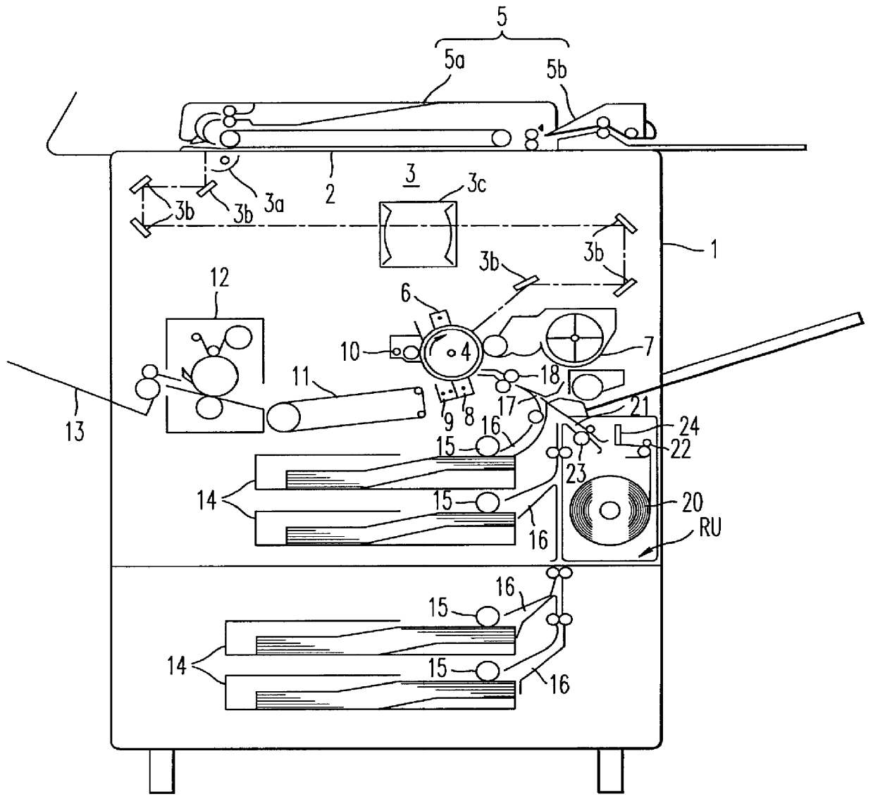 Rolled paper supply device for image forming apparatuses