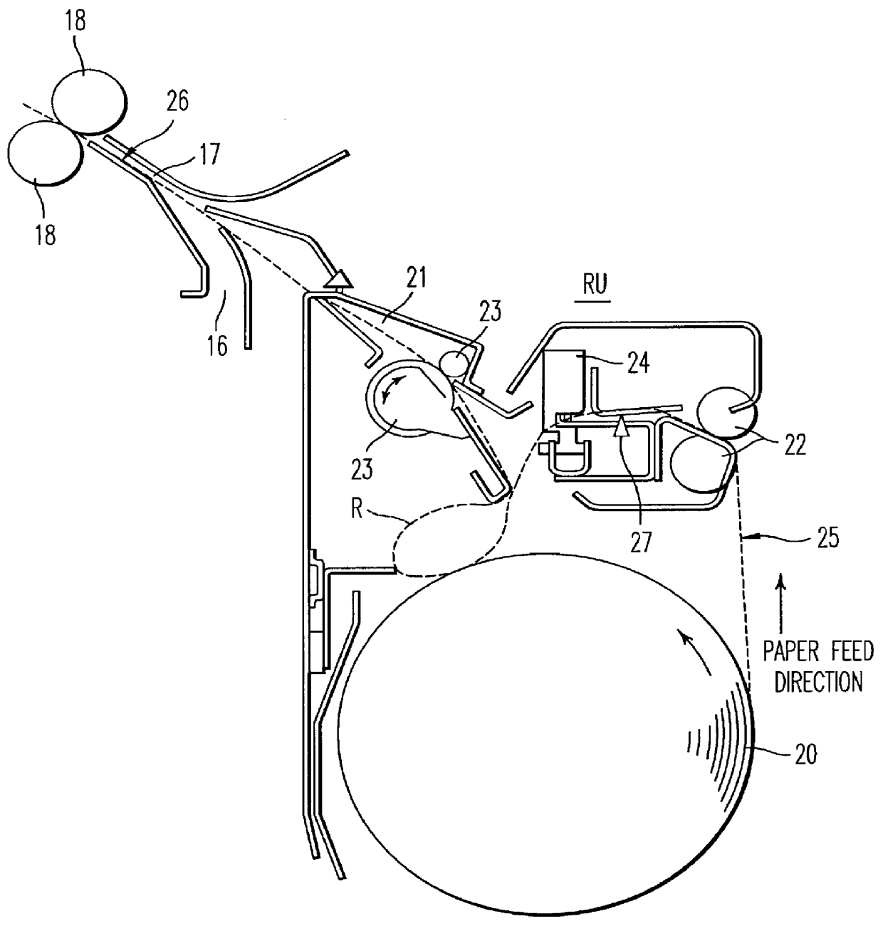 Rolled paper supply device for image forming apparatuses