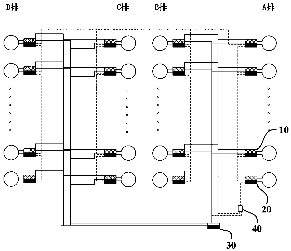 Blasting multi-branch network connecting method