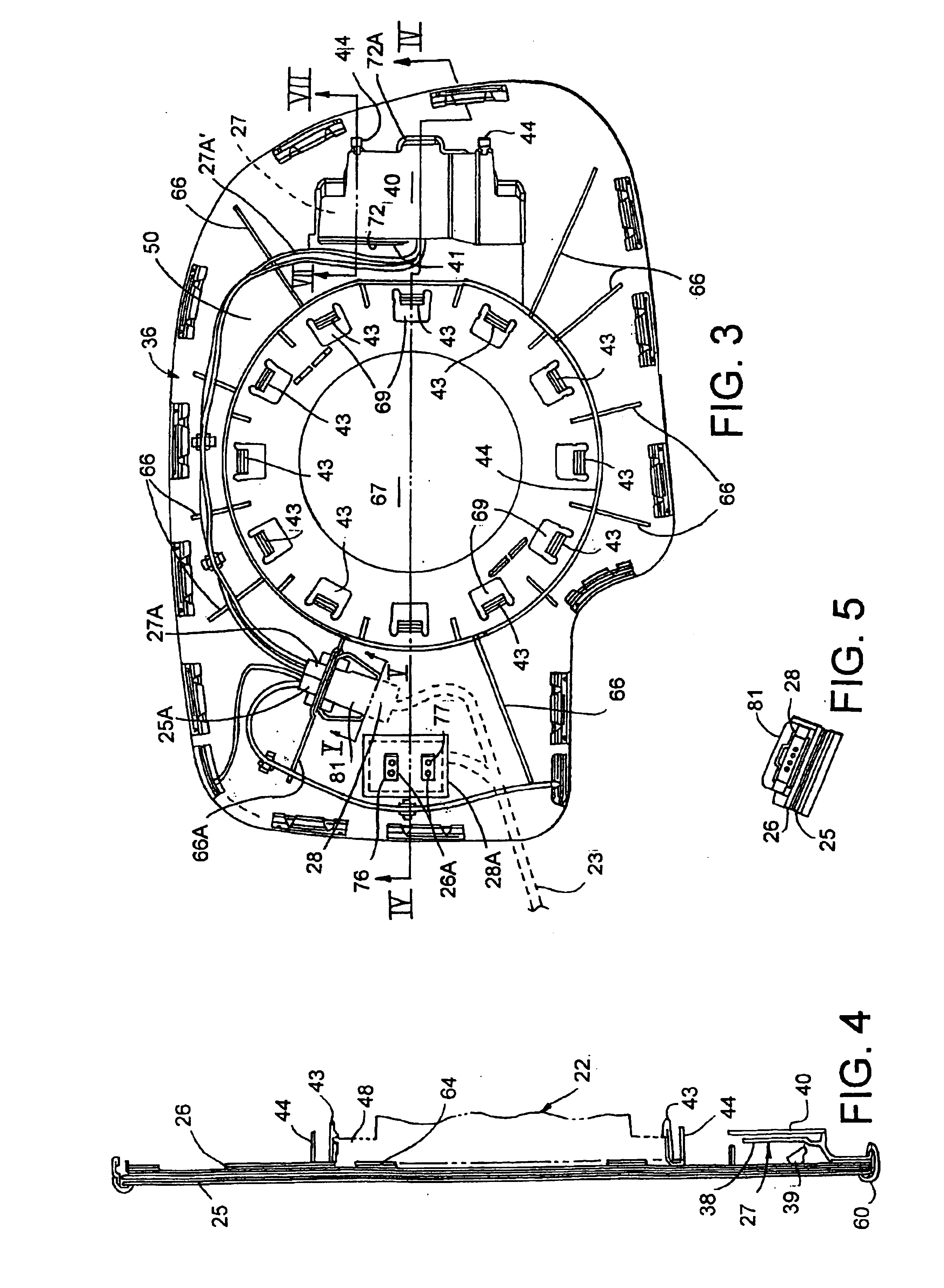 Rearview mirror constructed for efficient assembly