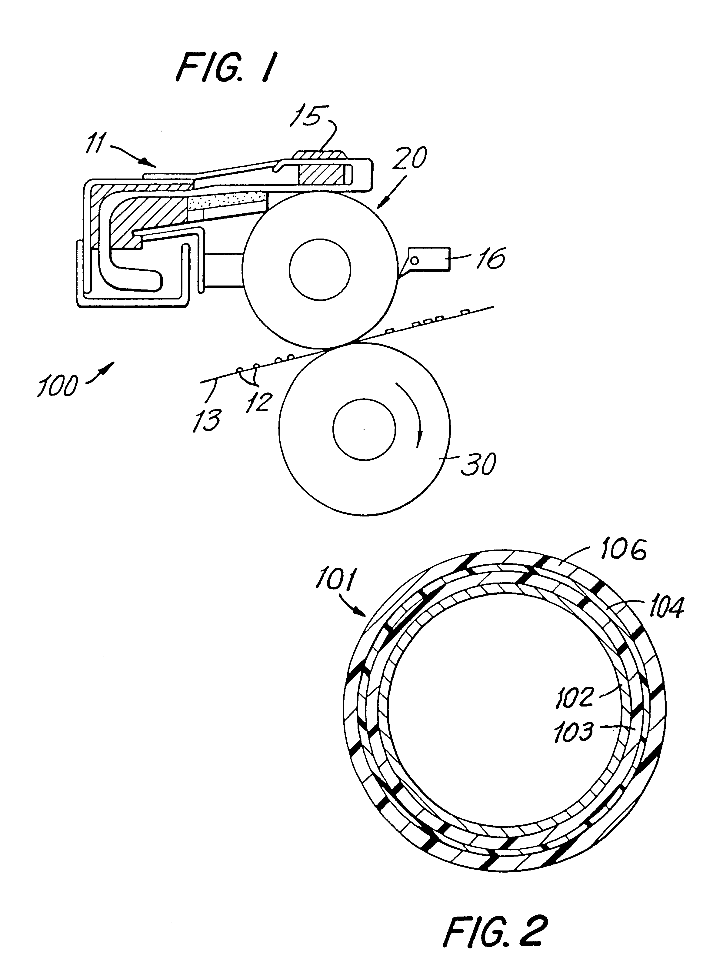 Multilayer fuser rolls having fluoropolymer coating on a compliant baselayer and method of forming