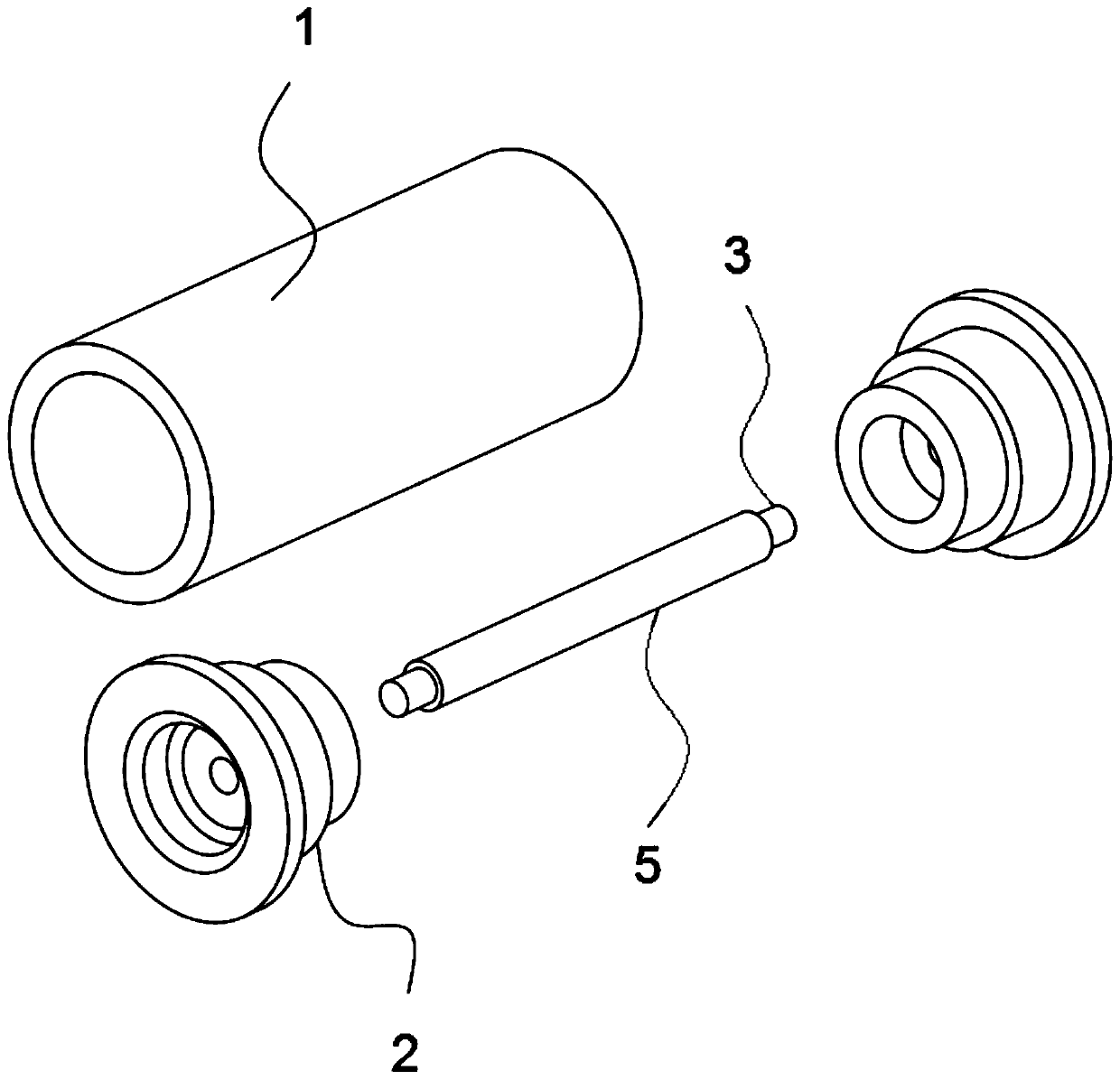 Gas discharge structure capable of bearing current and electric arcs