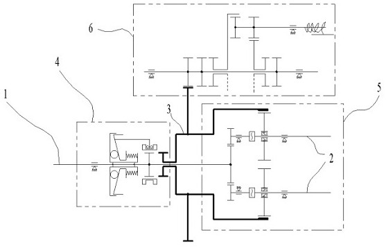 Hybrid power transmission system with energy storage and distribution