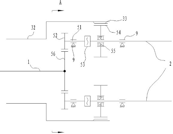 Hybrid power transmission system with energy storage and distribution