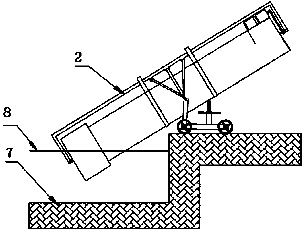 Live fish catching device based on Archimedes screw