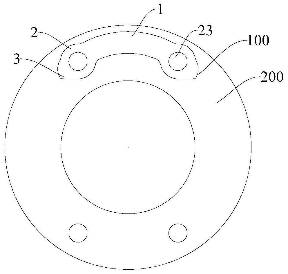 Balance block, rotor component and compressor
