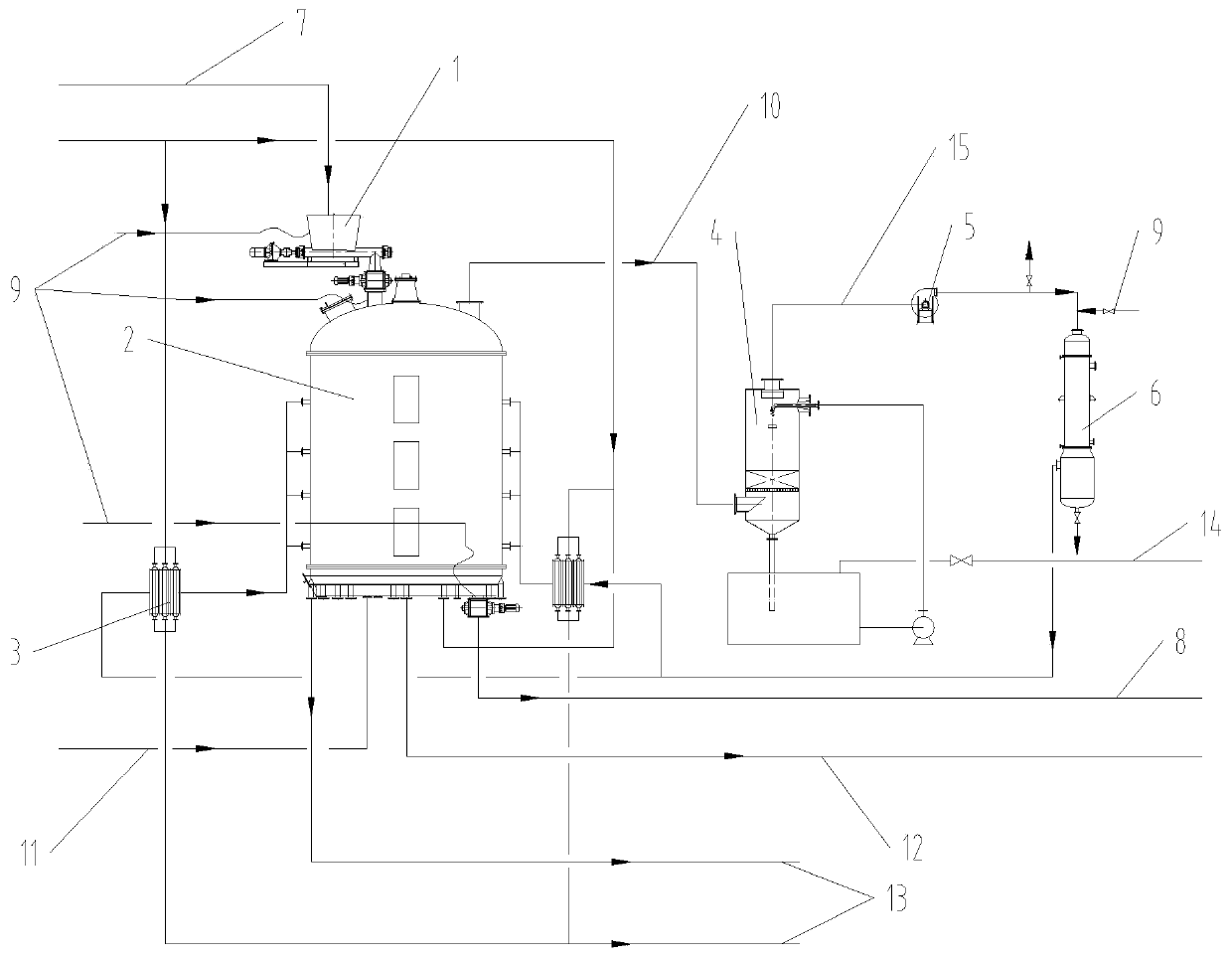 Anhydrous lithium hydroxide production device and use method thereof