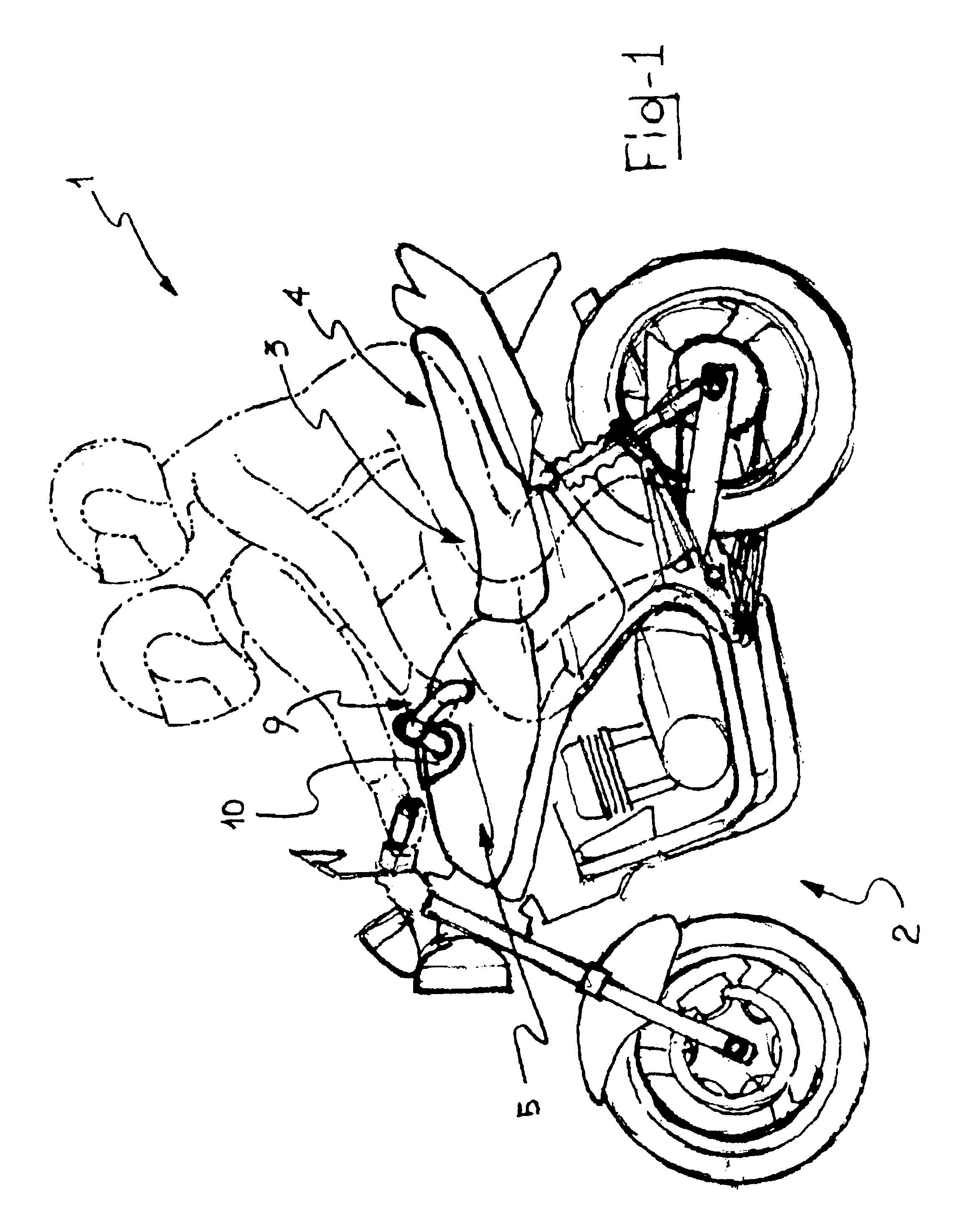 Motorcycle with handgrip for the passenger