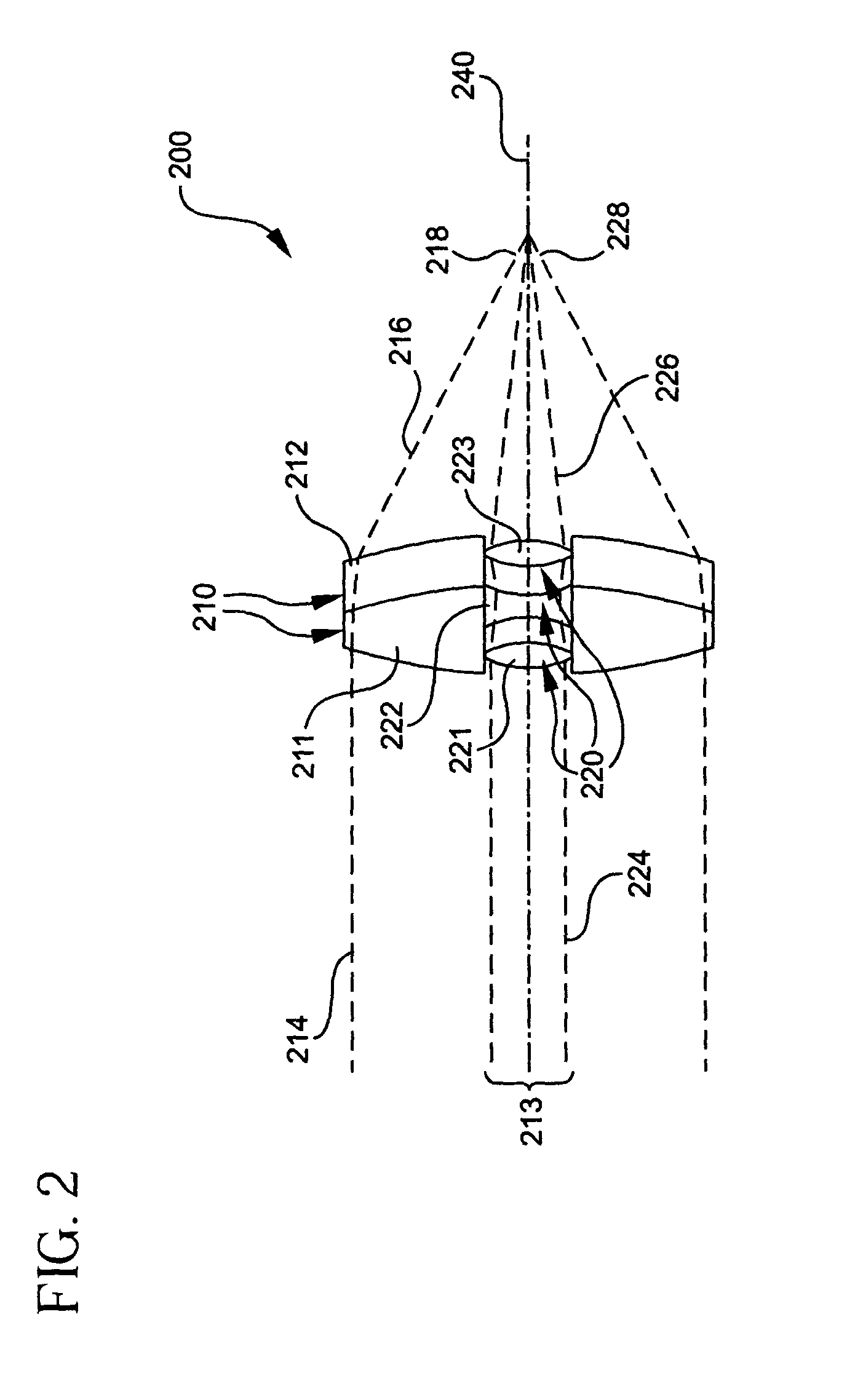 Dual-band lens