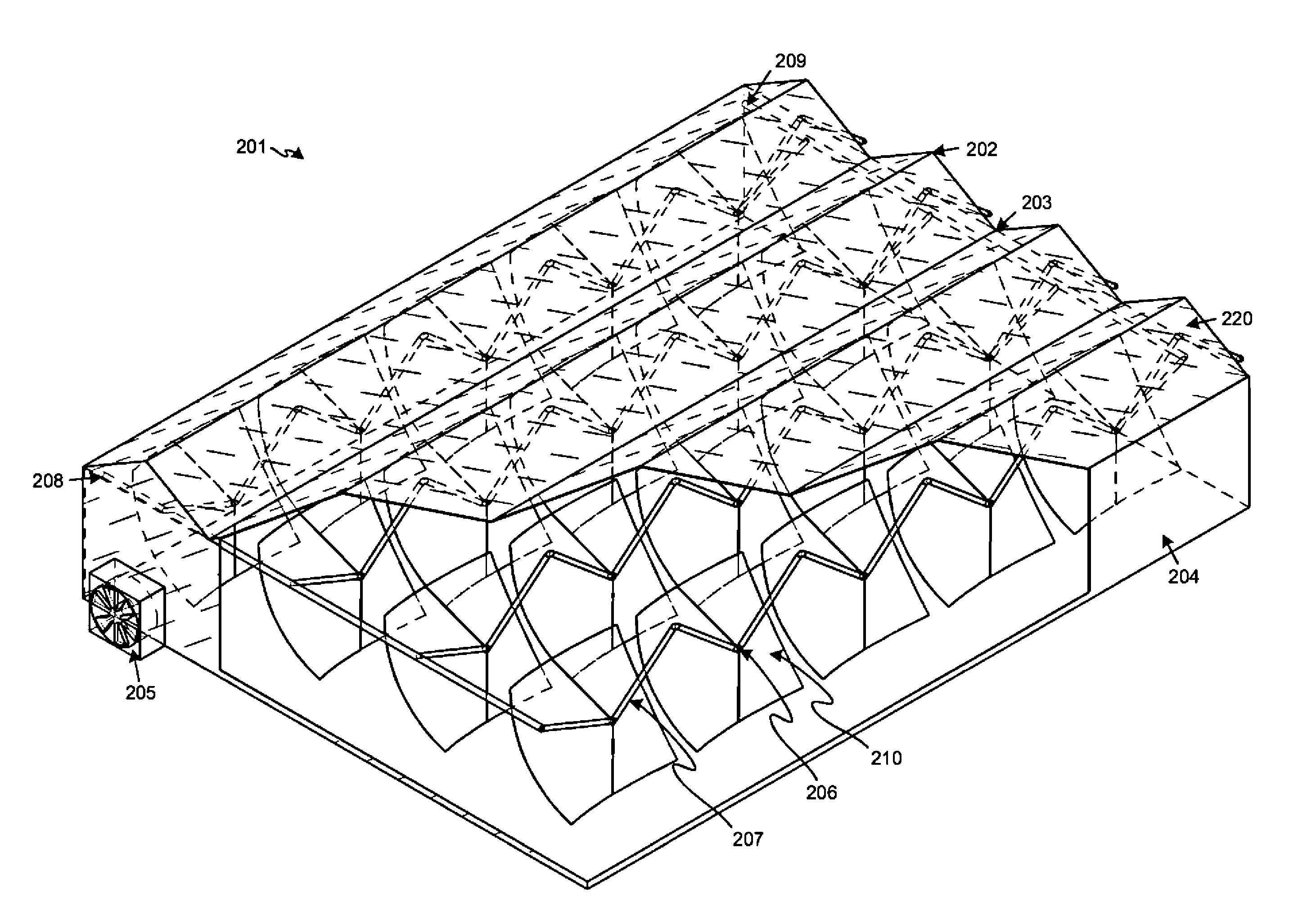 Concentrating Solar Power With Glasshouses