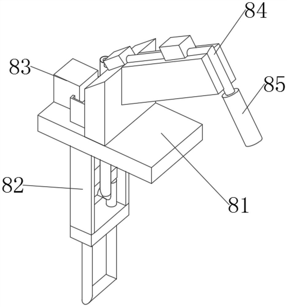 Quantitative concrete wallboard pouring equipment for civil construction engineering