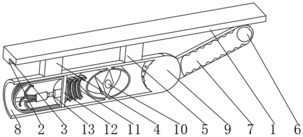 Horizontally-triggered self-rescue equipment for small vehicle falling from mountain slope