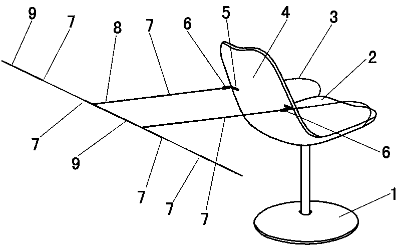 One-meter-line chair