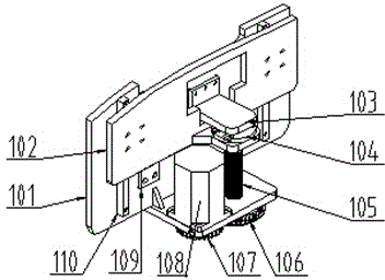 Blunt knife machining device of wood floor