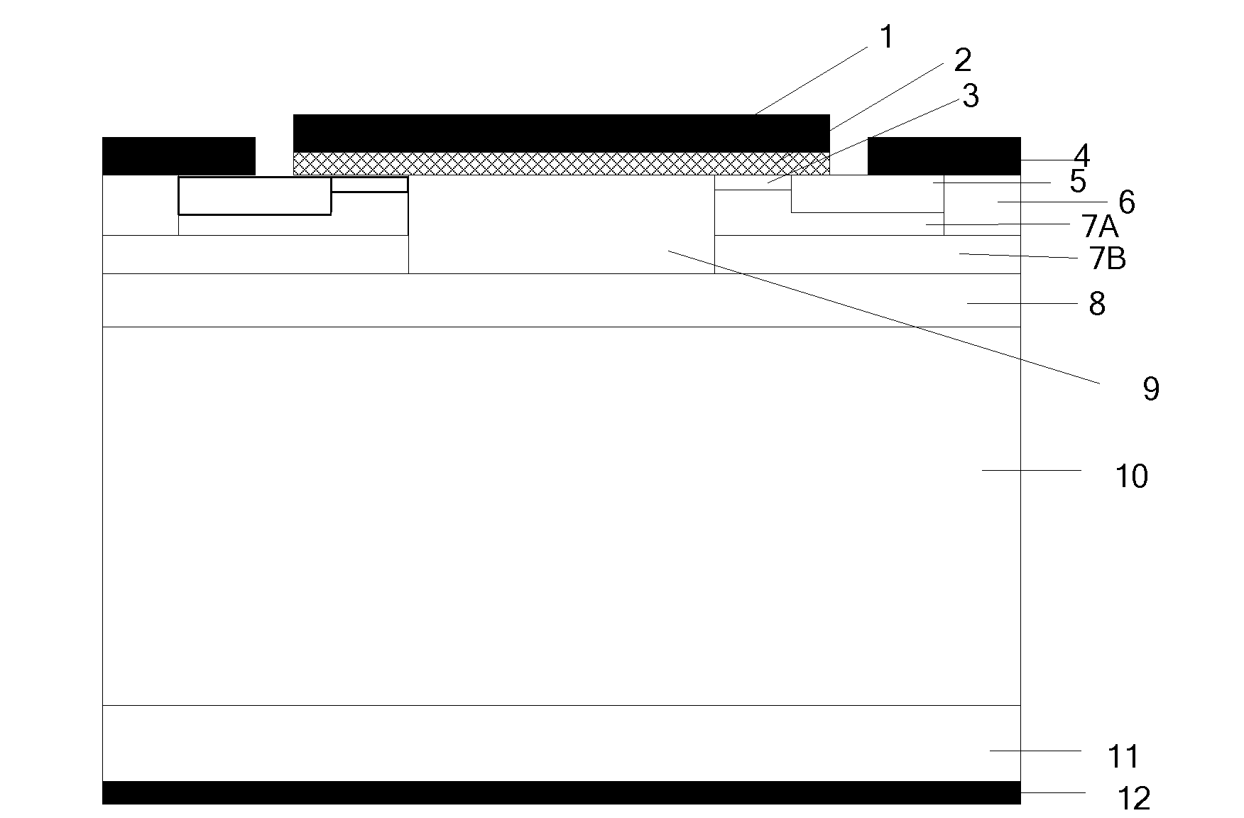 N-type buried-channel silicon carbide metal oxide semiconductor field effect transistor (DEMOSFET) device and preparation method thereof