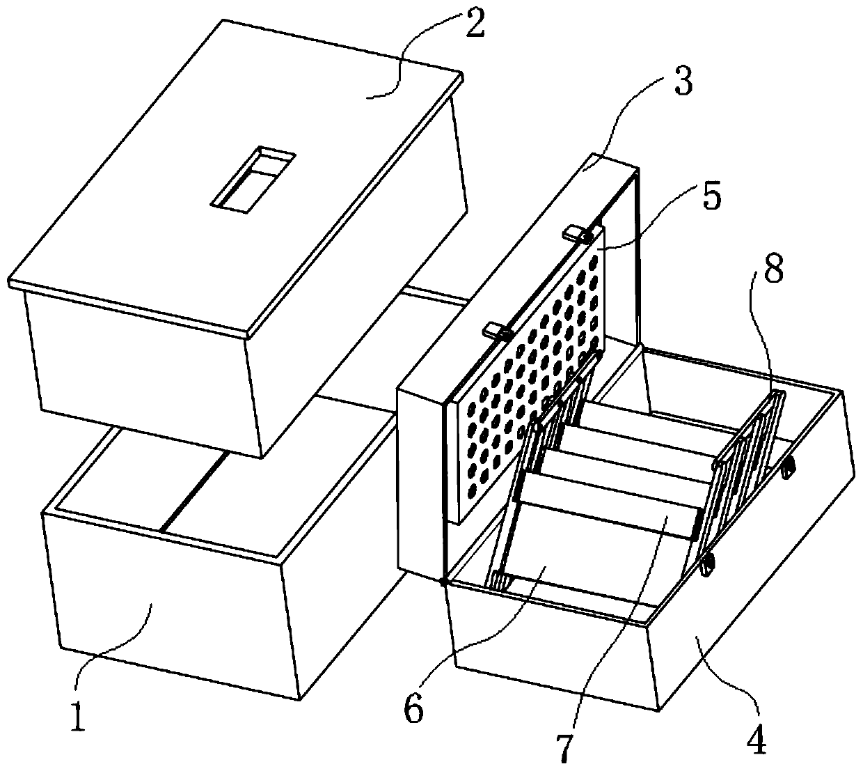 A low-temperature fresh-keeping packaging box