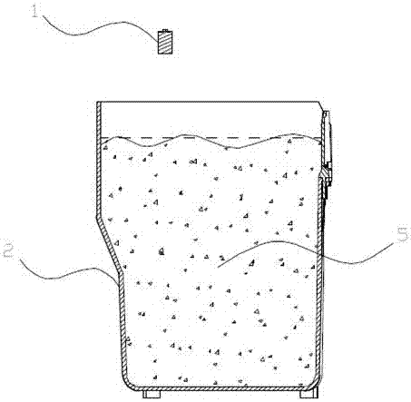 Detection method for coffee grounds inside coffee maker