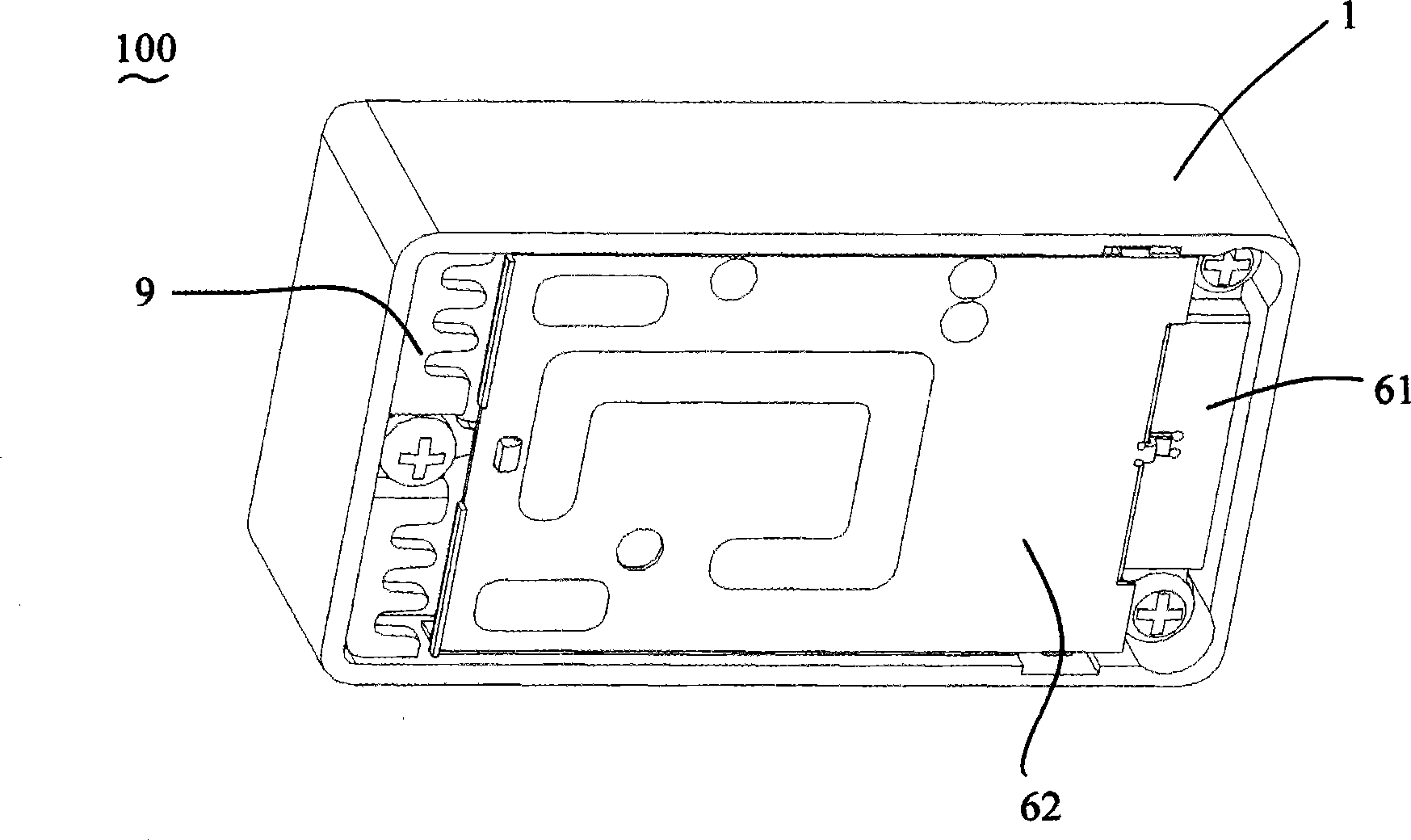 Distance detecting induction device