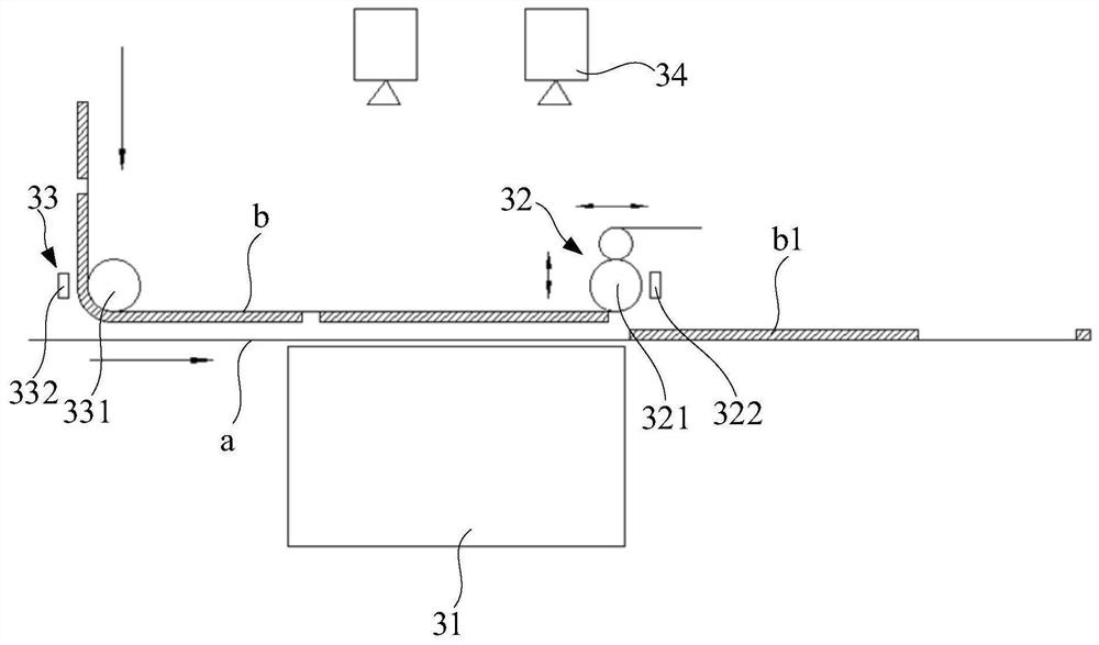 Manufacturing device of membrane electrode