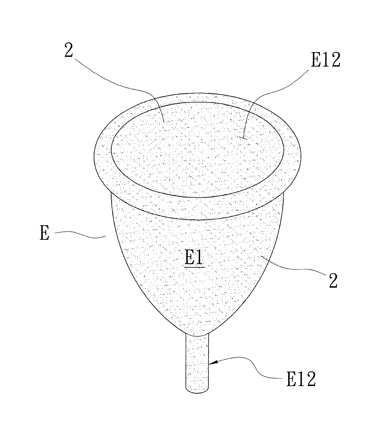 Sanitary product structure for human body with functions of sterilization and deodorization