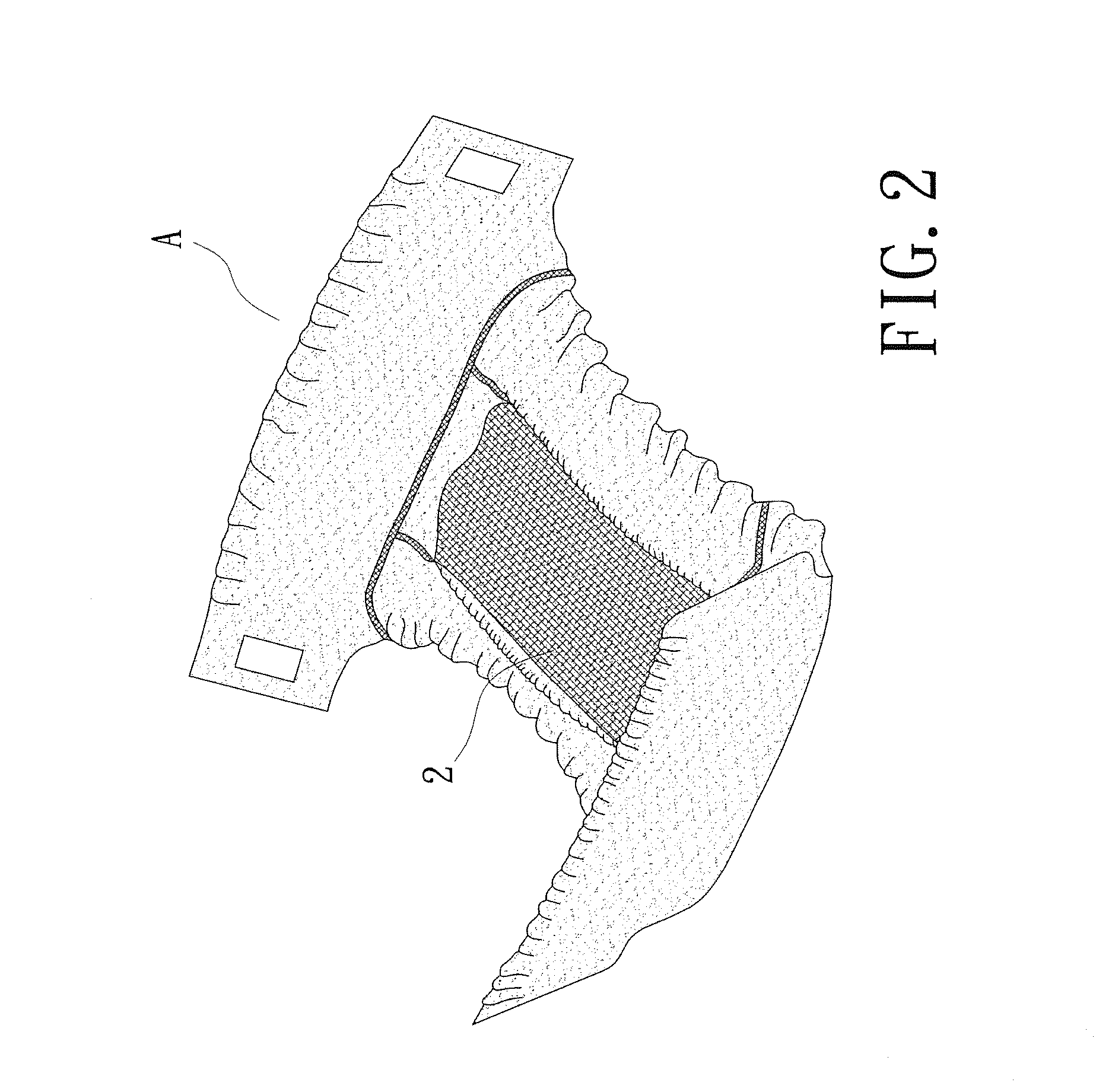 Sanitary product structure for human body with functions of sterilization and deodorization