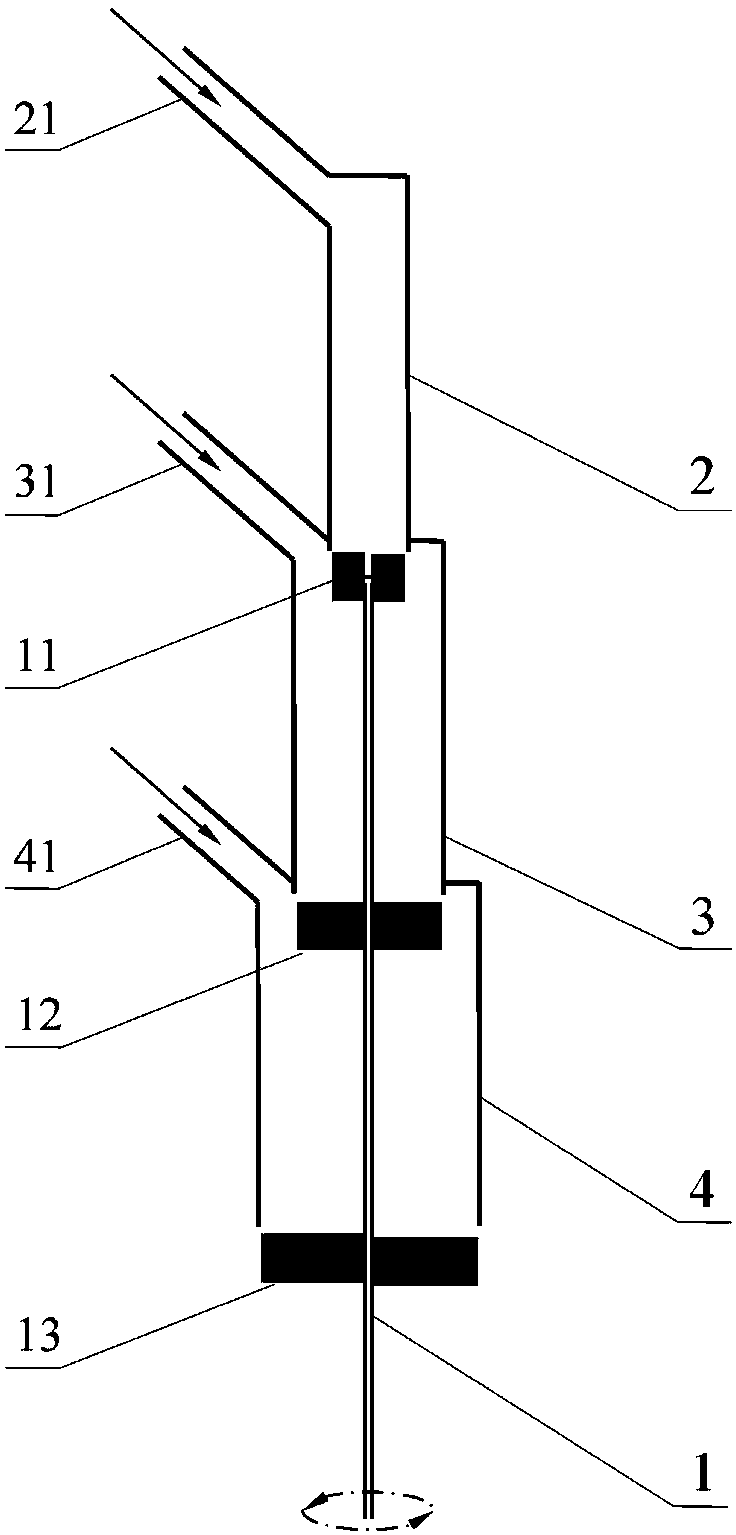 Rainwater and sewage gravity potential energy collecting device