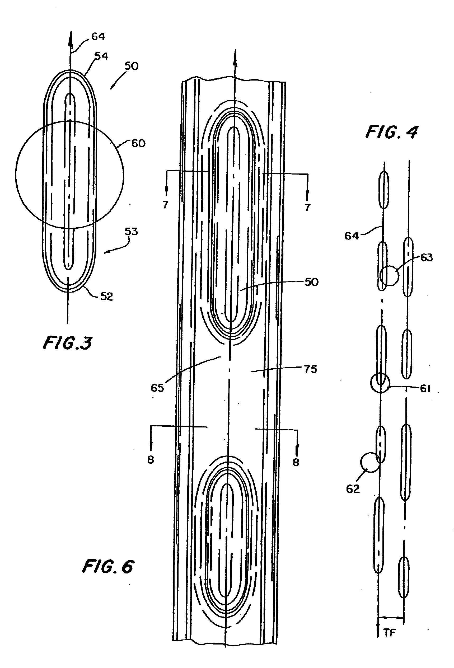 Configuration of three-dimensional features in data recording structures