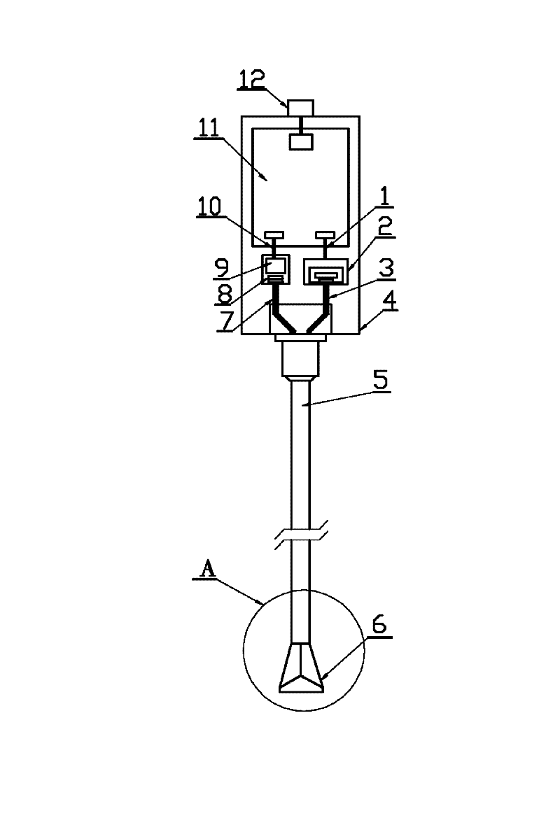 Multichannel fluorescence test system and method of water concentration field